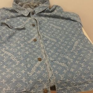 Denim Louis Vuitton X Supreme Jacket